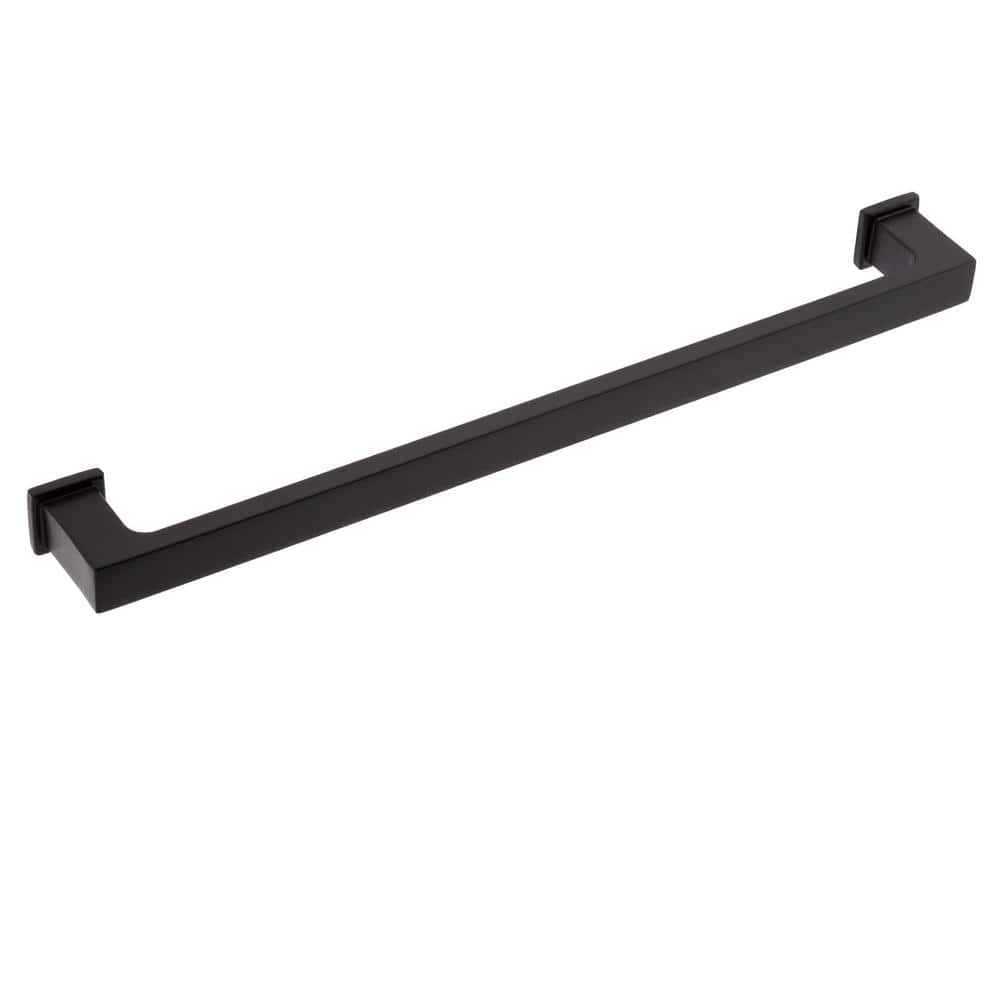 Chelsey Matte Black 8" Rectangular Bar Pull Multipack