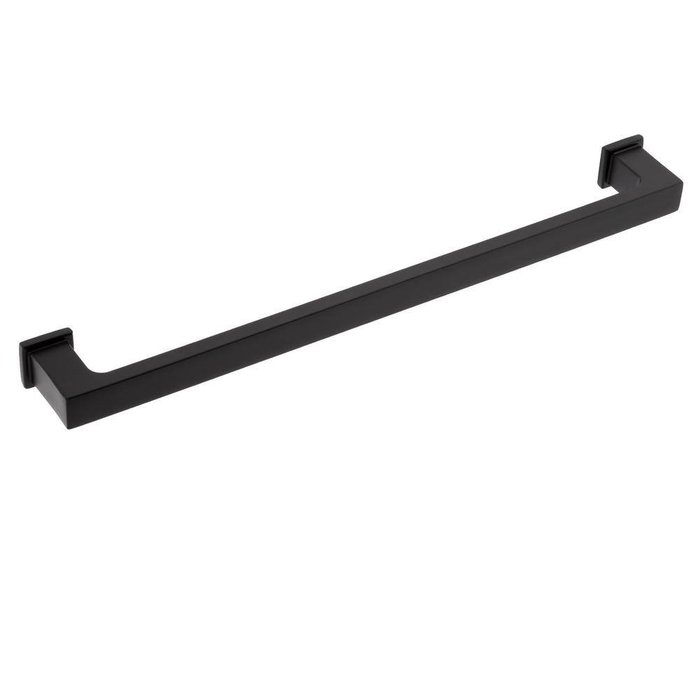 Chelsey Matte Black 8" Rectangular Bar Pull Multipack