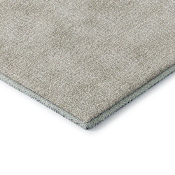 Mayfield Premium Machine Washable Abstract AMF1057 Beige 2 ft. x 3 ft. Area Rug