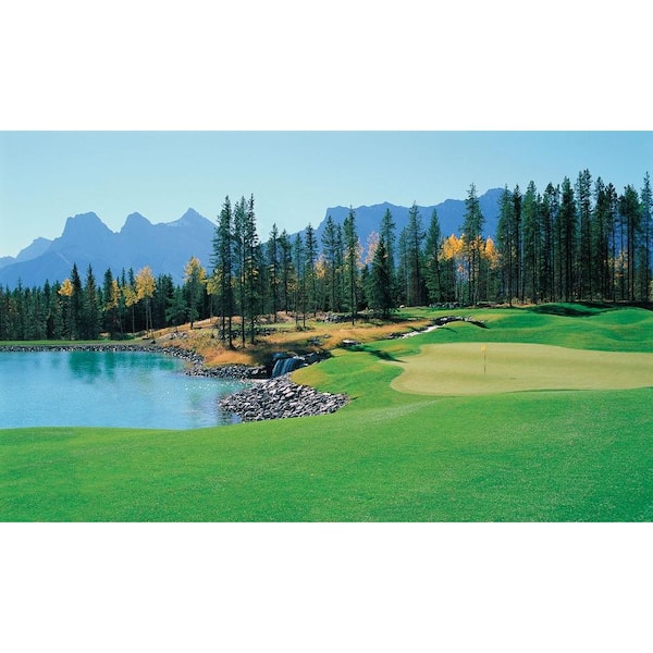 Biggies Golf View - Weather Proof Scene for Window Wells or Wall Mural - 100 in. x 60 in.