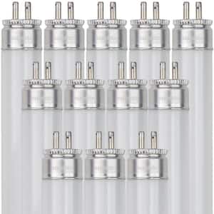 4-Watt 6 in. Linear T5 Fluorescent Mini Bi-Pin Base Tube Light Bulb Black Light Bulb (10-Pack)