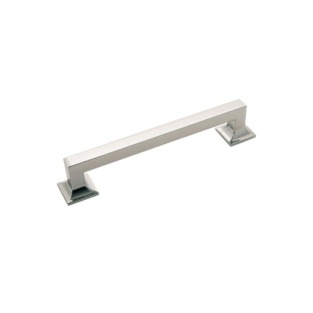 Polished Nickel Modern Kitchen Cabinet Handle with Mounting Hardware