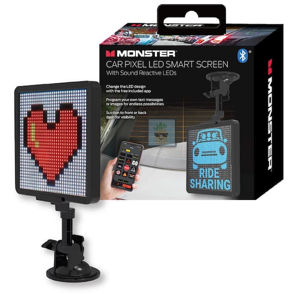 Monster LED Smart Car Pixel Smart Screen with Sound Reactive