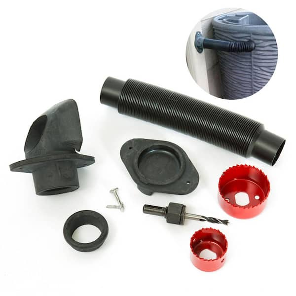 Rain Wizard Diverter Flex Kit for 2x3 & 3x4 Inch Standard Downspouts