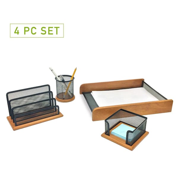 Metal Desk Accessories Set