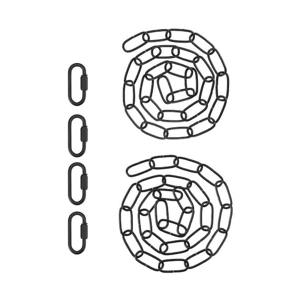 Unbranded Steel 3 ft. Chain & Quick Link Connector/Hanging Max.40 lbs.-Lighting Fixture/Swag Light/Plant in ORB,11G