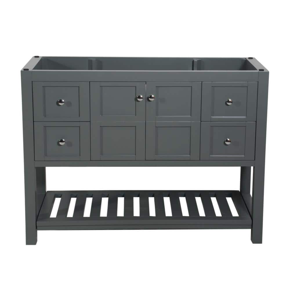 Manhattan 48 in. W x 18 in. D x 35 in. H Single Bath Vanity Cabinet without