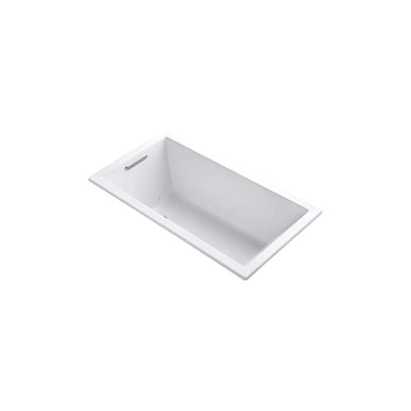 KOHLER Underscore 5 ft. Air Bath Tub in White