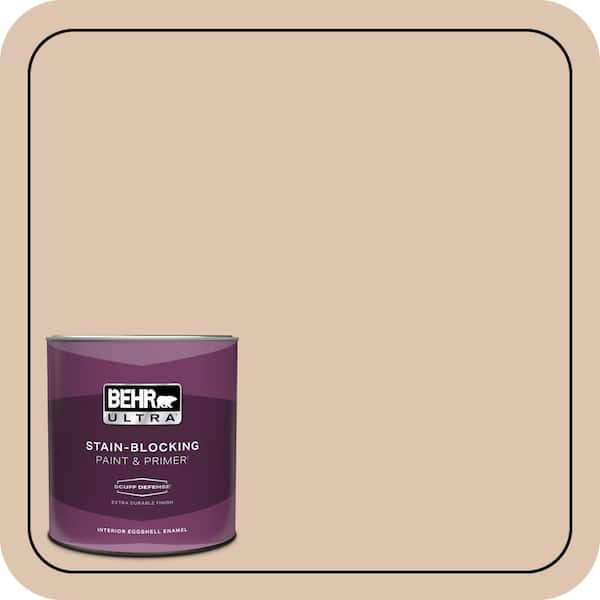 BEHR ULTRA 1 qt. #N250-2A Bali Sand Extra Durable Eggshell Enamel Interior Paint & Primer