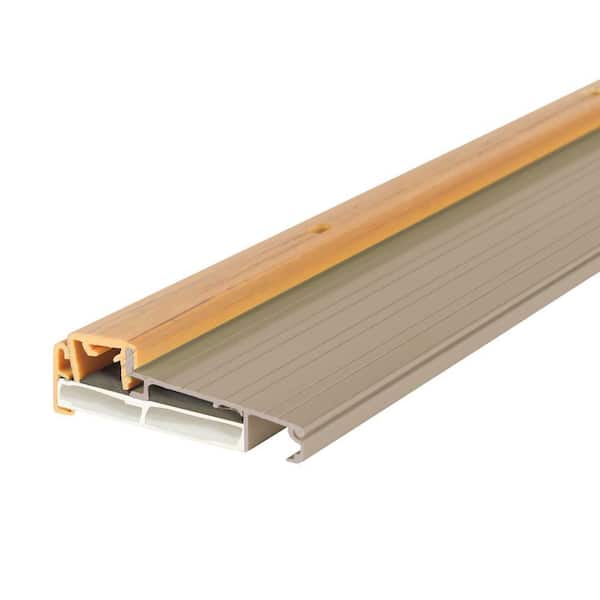 4-9/16 in. x 1-3/8 in. x 36 in. Satin Nickel Adjustable Aluminum Thermal Break Threshold