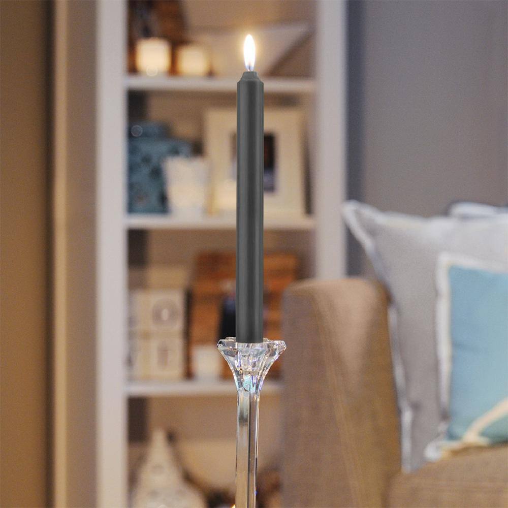 Stone Beeswax Scented Taper Candles, 9-inch