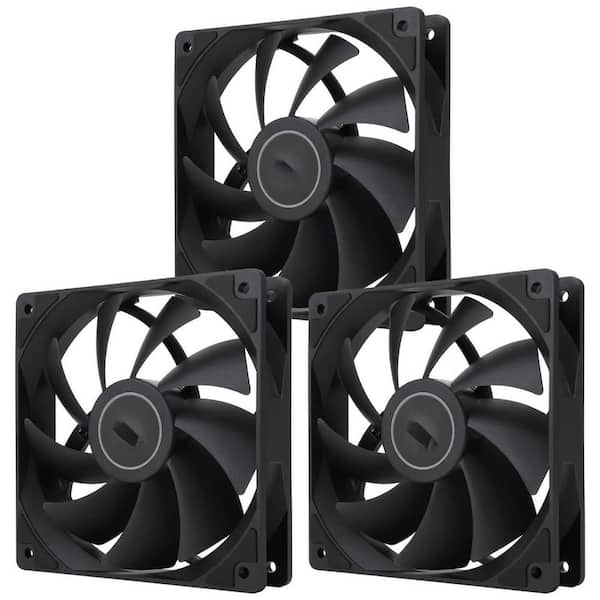 Yichuhaoxi CPU Fan 120 mm Case Cooler Fan, 4-Pin PWM Silent