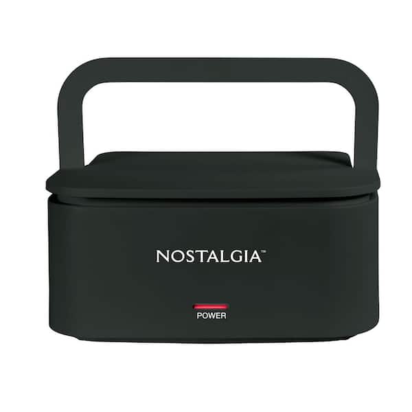 Nostalgia Black 32 oz. Portable Heated Lunch Box