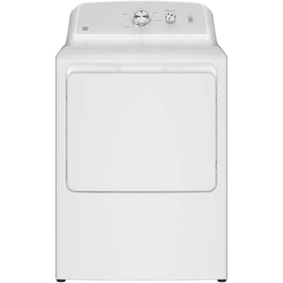 7.2 cu. ft. vented Gas Dryer in White with Auto Dry and 120ft Venting