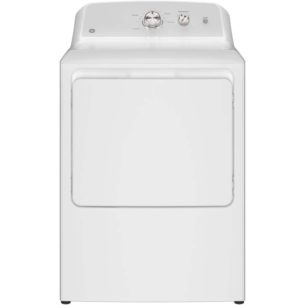 7.2 cu. ft. vented Gas Dryer in White with Auto Dry and 120ft Venting