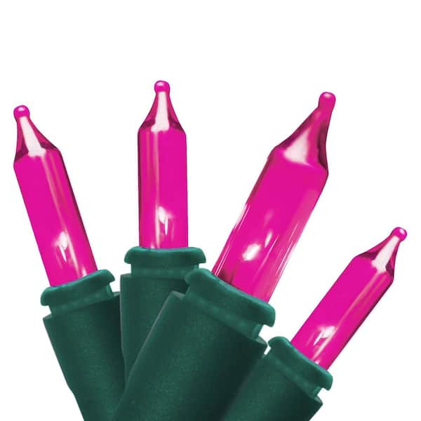 Brite Star 100-Light Designer Series Pink Mini Light Set