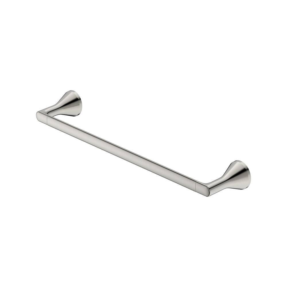 Brushed Nickel 18-Inch Wall Mounted Towel Bar