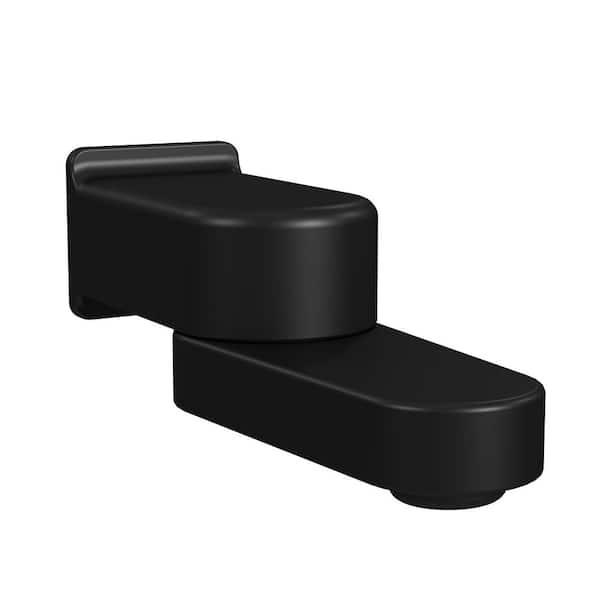 PULSE Showerspas Fold Away Diverter Tub Spout in Matte Black