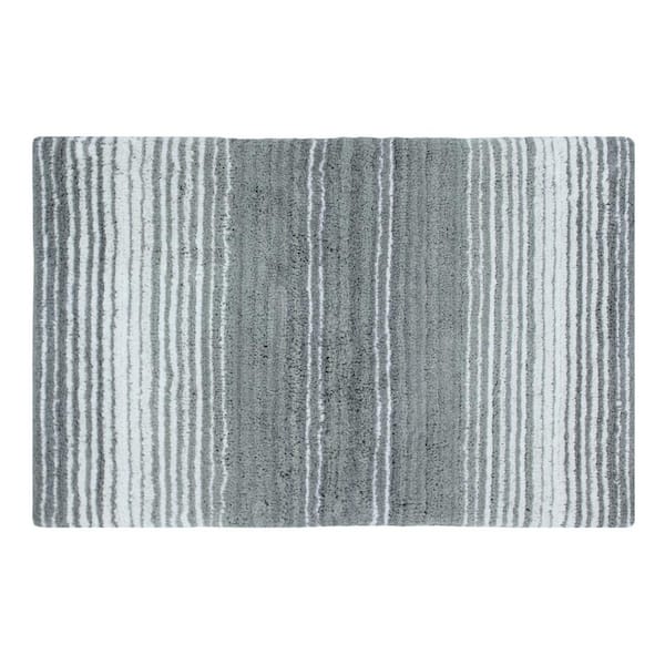 100% Cotton Gradiation Collection Machine Washable 21x34, Gray