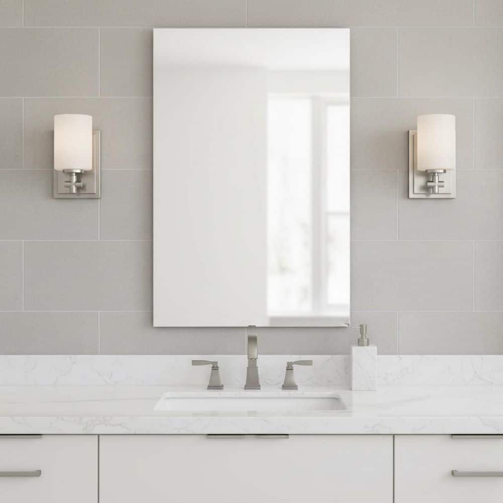 Laurel 5 in. 1 Light Brushed Nickel Vanity Light price history on PriceWatchPro