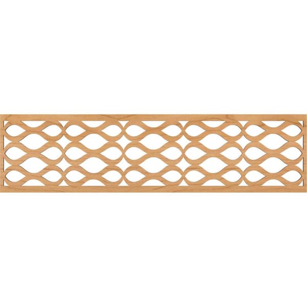 Ekena Millwork Somerset Fretwork 0.25 in. D x 47 in. W x 12 in. L Maple Wood Panel Moulding