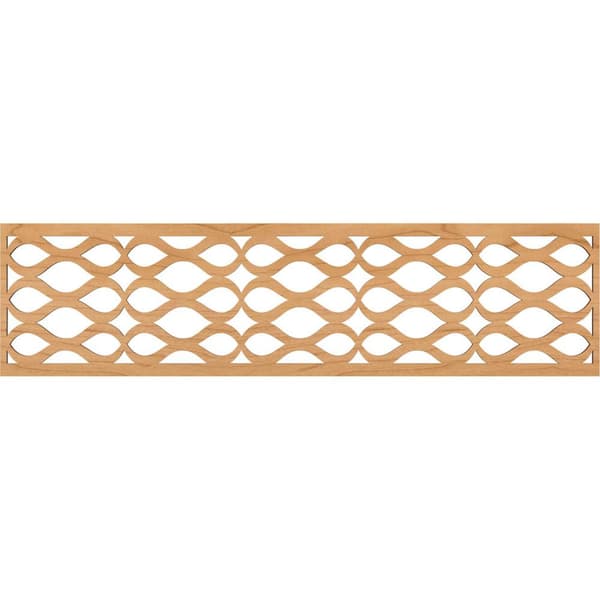 Ekena Millwork Somerset Fretwork 0.25 in. D x 47 in. W x 12 in. L Maple Wood Panel Moulding