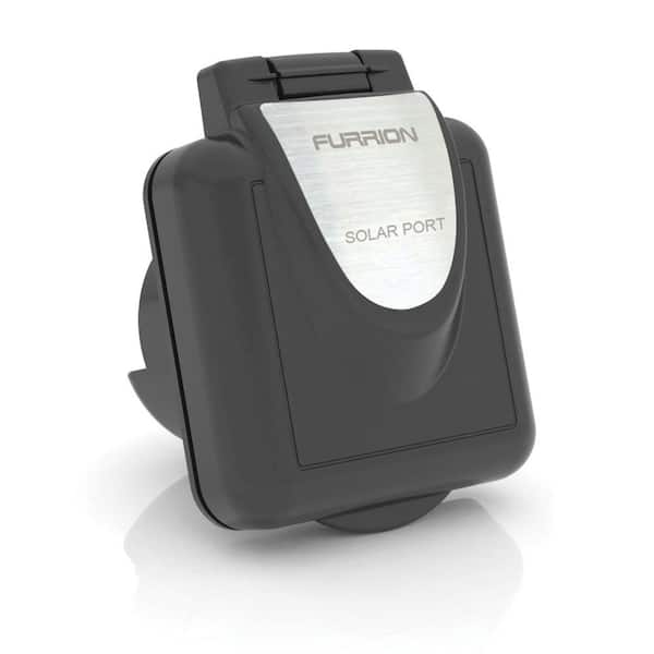 Lippert Furrion Solar Port Charging Inlet-Black