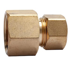 LTWFITTING 5/8-Inch OD 90 Degree Compression Union Elbow,Brass