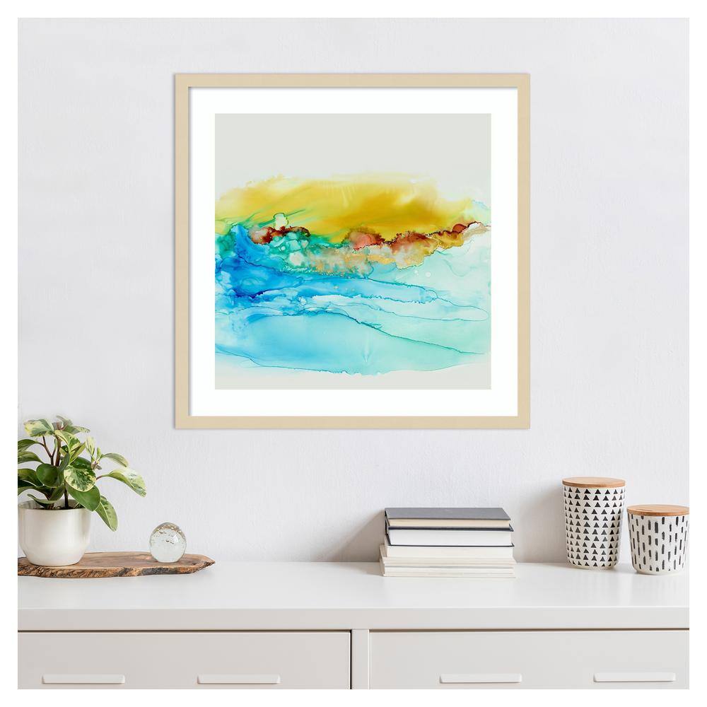Amanti Art 25"x25" Sky Alive by Lera Wood Framed Wall Art Print