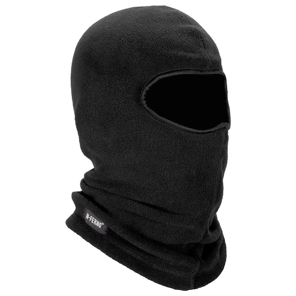 Ergodyne N-Ferno 6821 Black Fleece Balaclava Face Mask 6821 - The Home Depot