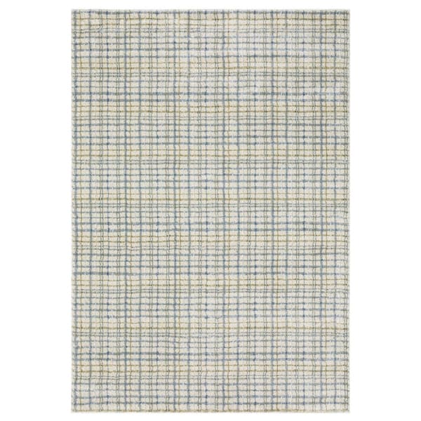 Gia 5 ft. x 7 ft. Blue/Green Geometric Area Rug