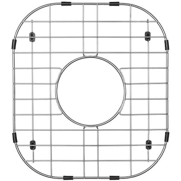 SERENE VALLEY 11.69 in. x 13.19 in. Center Drain Stainless Steel Sink Grid NLW1311C