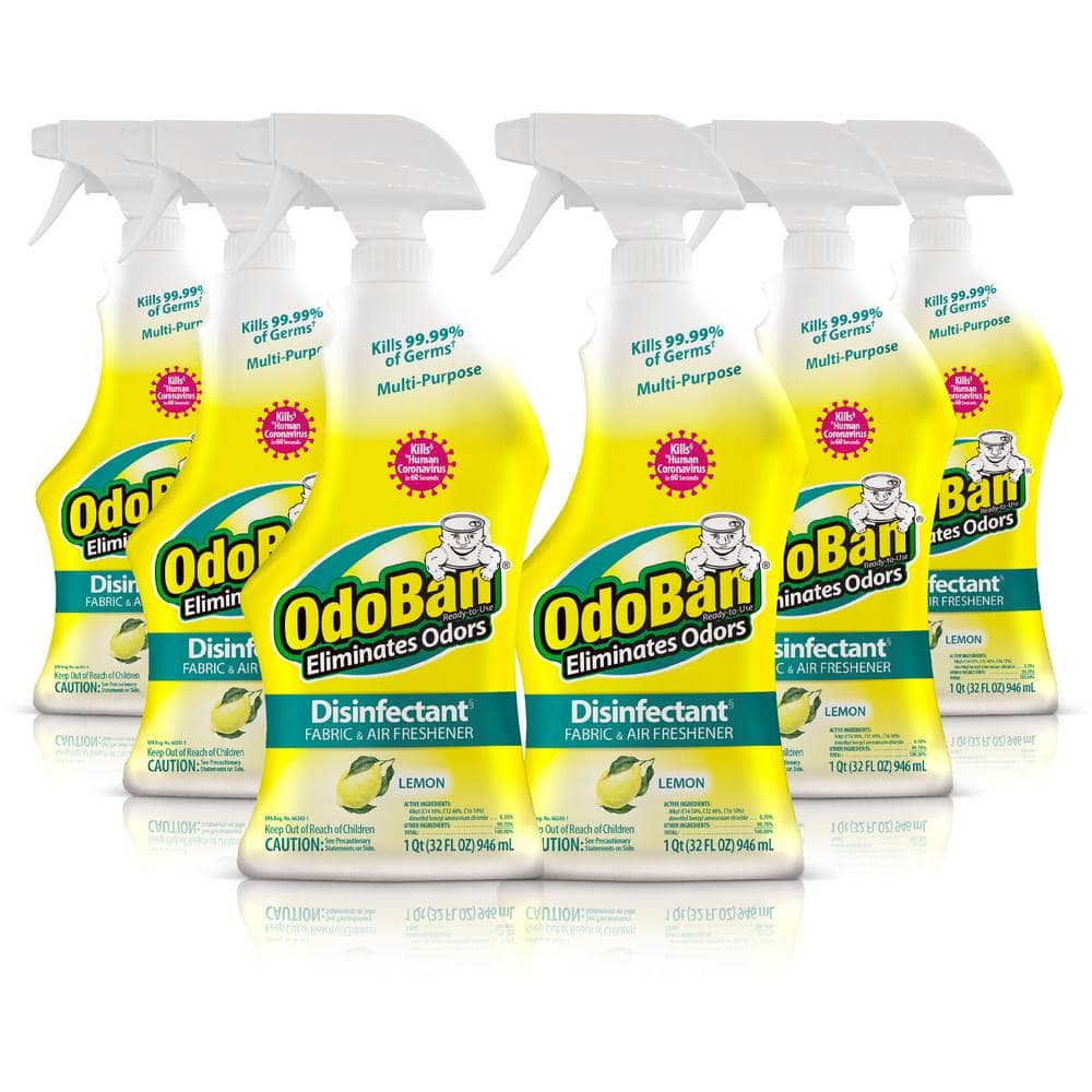 OdoBan 32 oz. Lemon MultiPurpose Disinfectant and Odor Eliminator