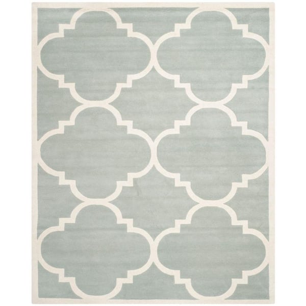 SAFAVIEH Chatham Grey/Ivory 11 ft. x 15 ft. Area Rug