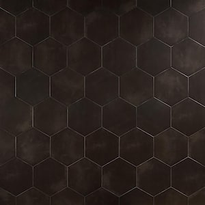 Eclipse Black 7.79 in. x 0.59 in. Matte Porcelain Floor and Wall Tile Sample