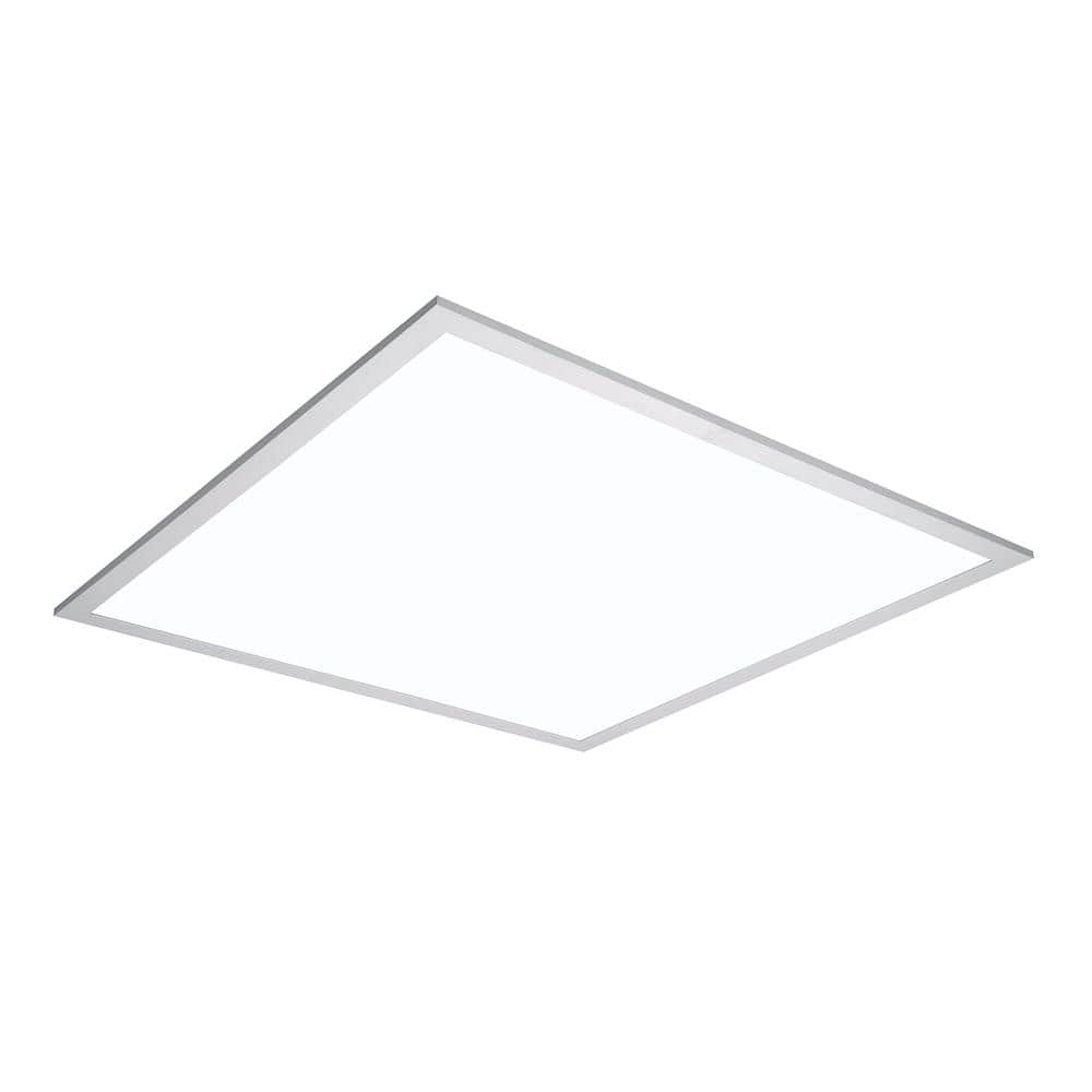 Metalux FPanel 30-Watt 2 ft. x 2 ft. White Integrated LED Dimmable Flat ...