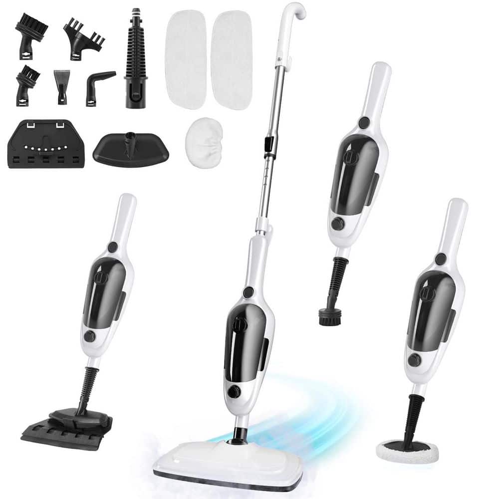 Corded 11-in-1 Steam Mop Detachable MultiPurpose Steamer for Home Floor Cleaning with 11 Accessories for Hardwood Tile price history on PriceWatchPro