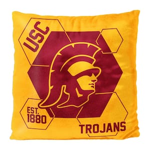 NCAA USC Connector Velvet Reverse Pillow