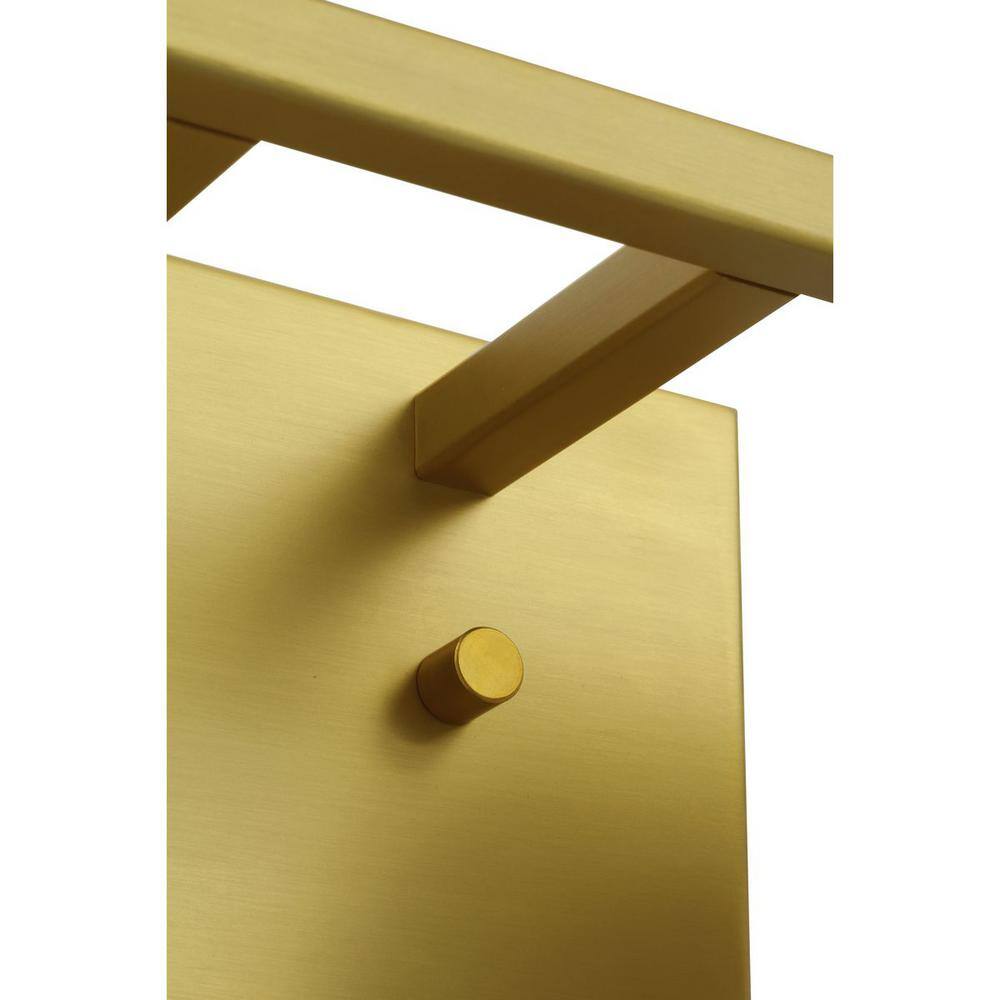 Brushed Gold 4-Light Dimmable Bath Vanity Fixture