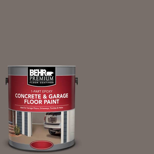 BEHR Premium 1 gal. #N200-6 Kindling 1-Part Epoxy Satin Interior/Exterior Concrete and Garage Floor Paint