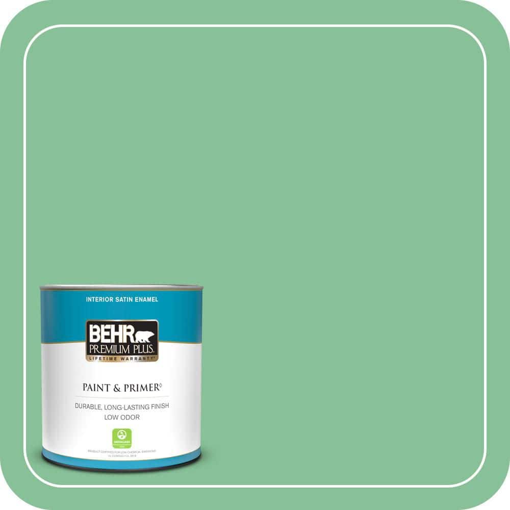 1 qt. #MQ6-40 Country Weekend Satin Enamel Low Odor Interior Paint & Primer price history on PriceWatchPro