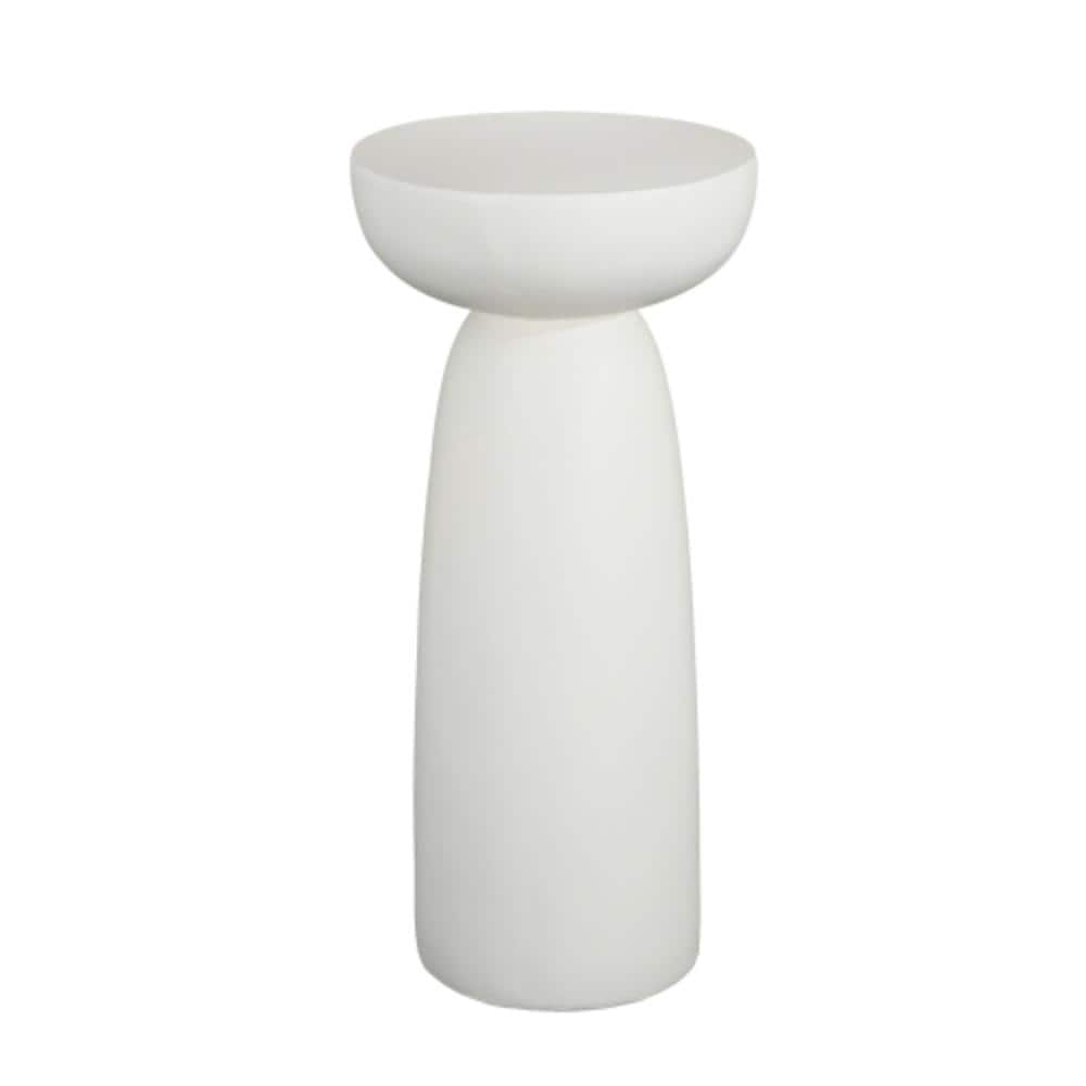 Sylva 28 in. Tall White Magnesium Oxide Pedestal Plant Stand price history on PriceWatchPro