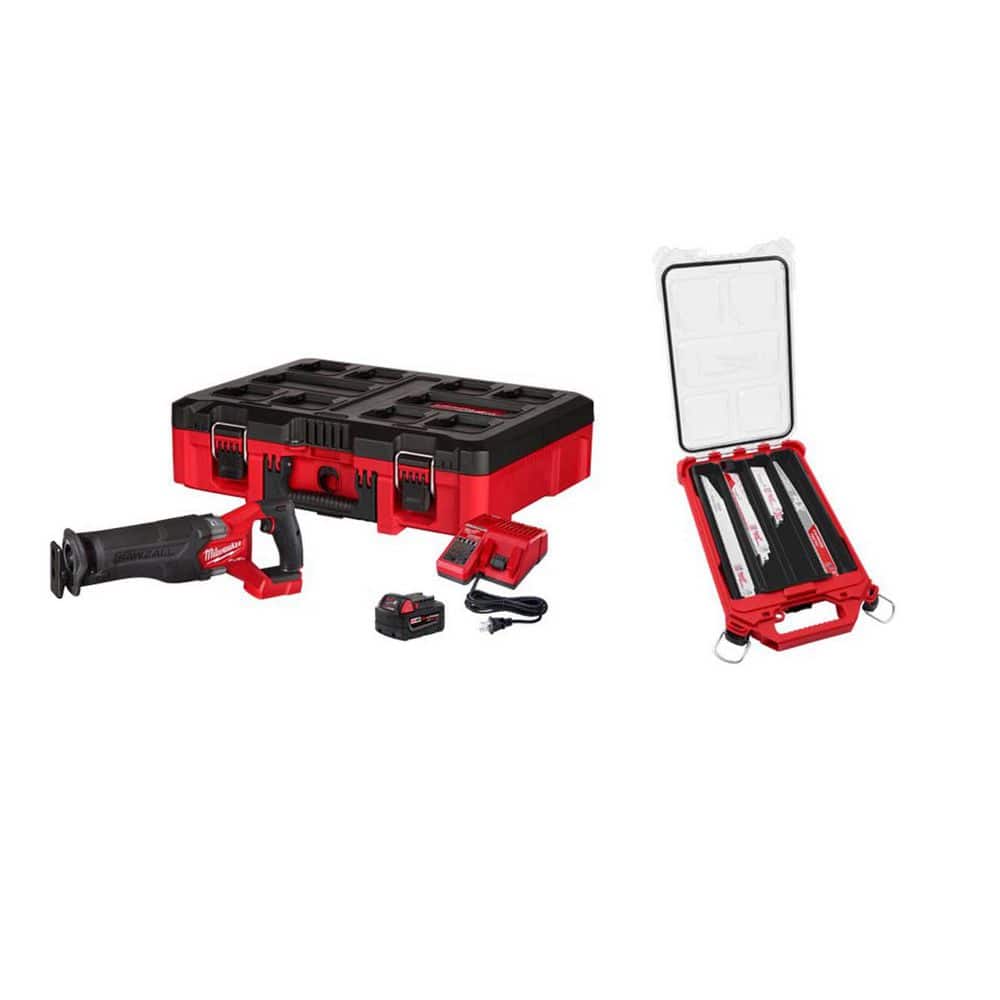 Milwaukee M18 FUEL 18V Brushless SAWZALL w/ PACKOUT Box, 5. 0Ah