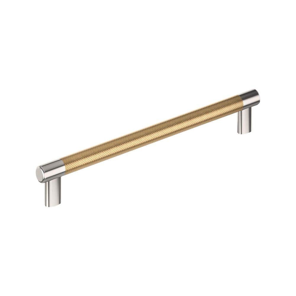 Esquire 12 inch (305mm) Center-to-Center Polished Nickel/Champagne Bronze Bar Appliance Cabinet Pull price history on PriceWatchPro