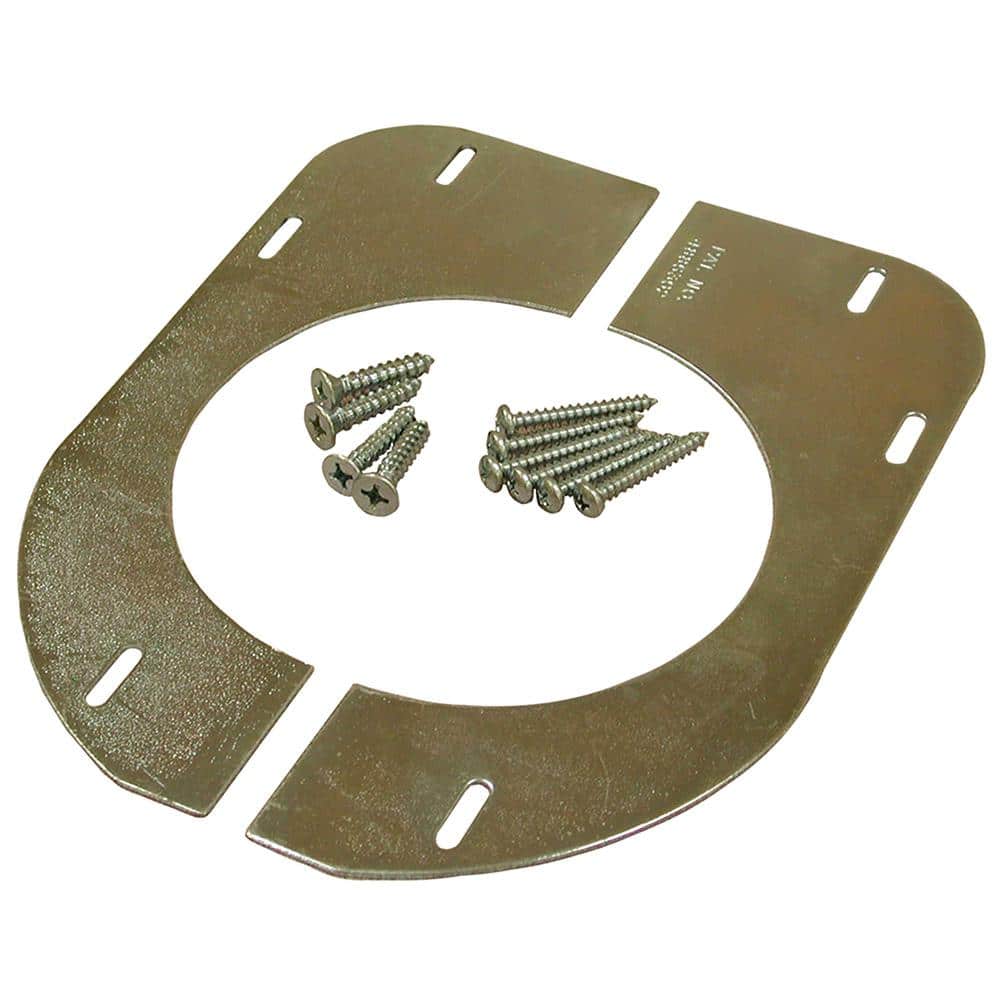 JONES STEPHENS Steel Floor Plate to Support Plastic Water Closet (Toilet) Flanges for Wood Floors -  C01001