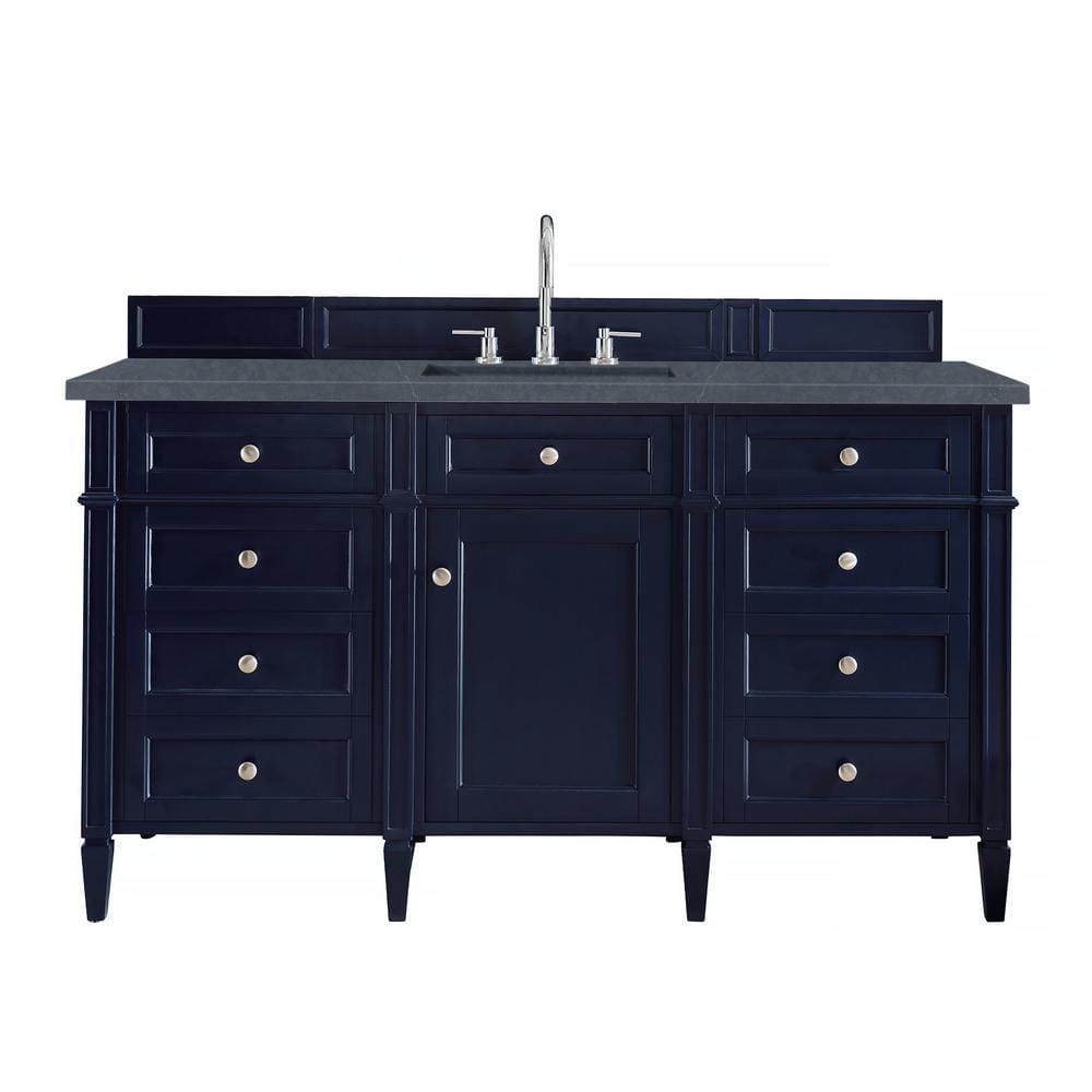 Brittany 60 in. W x 23.5 in.D x 34 in. H Single Bath Vanity in Victory Blue