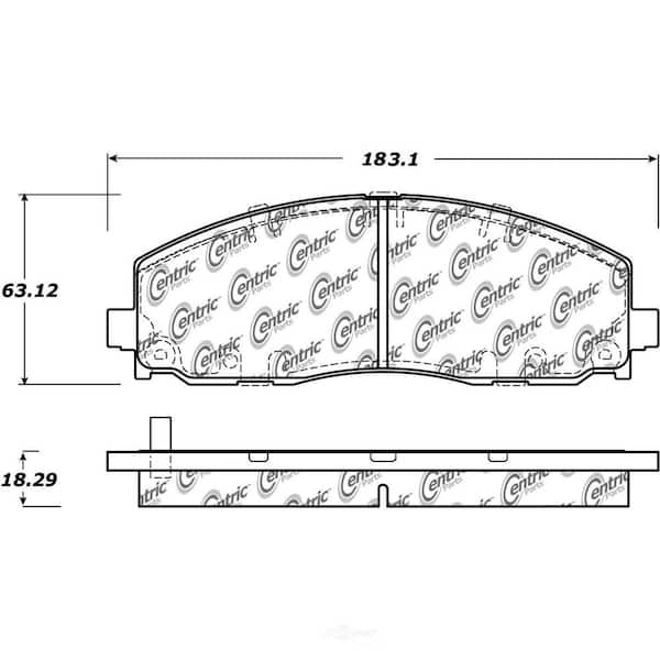 Centric Parts Disc Brake Pad Set