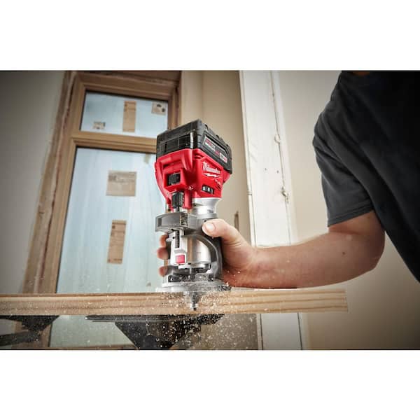 Milwaukee M18 FUEL 18V Lith-Ion Brushless Cordless Compact Router w/ 1/ ...