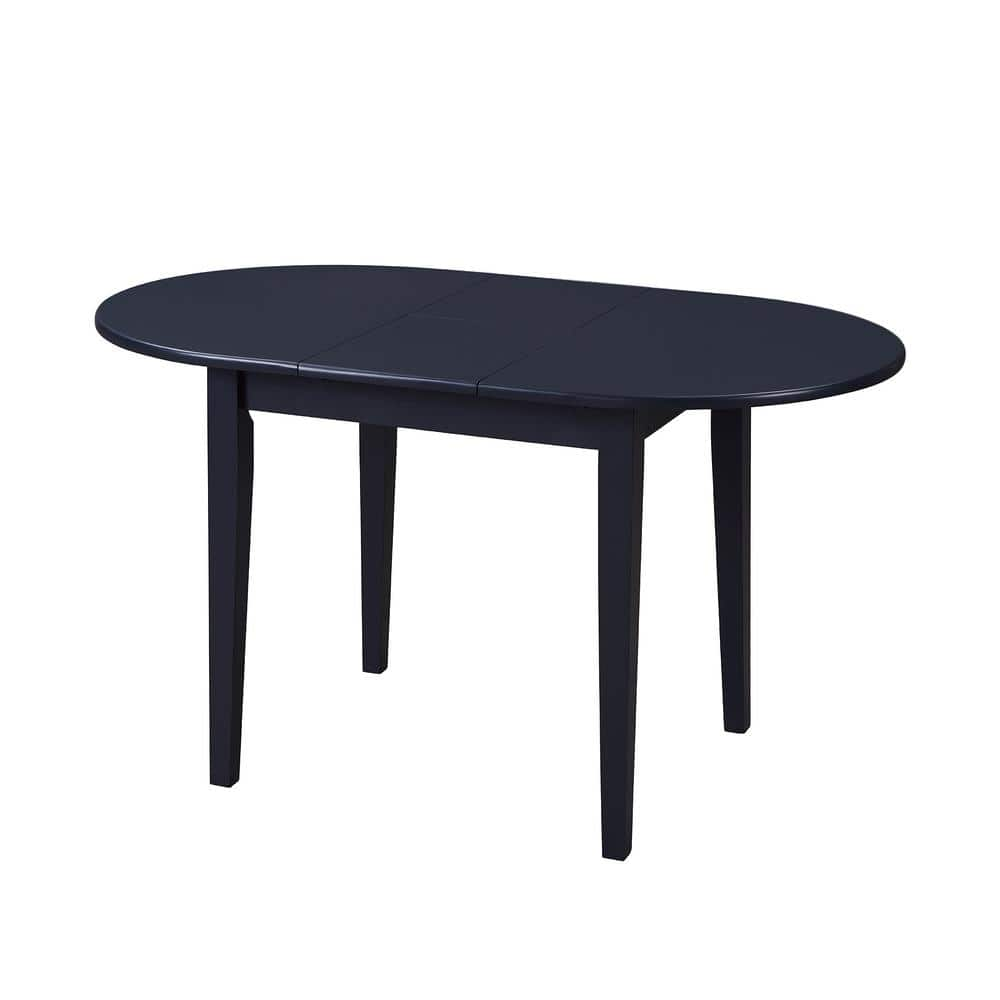 Elegant Home Fashions Extendable Navy Blue Solid Wood Dining Table-EHF ...