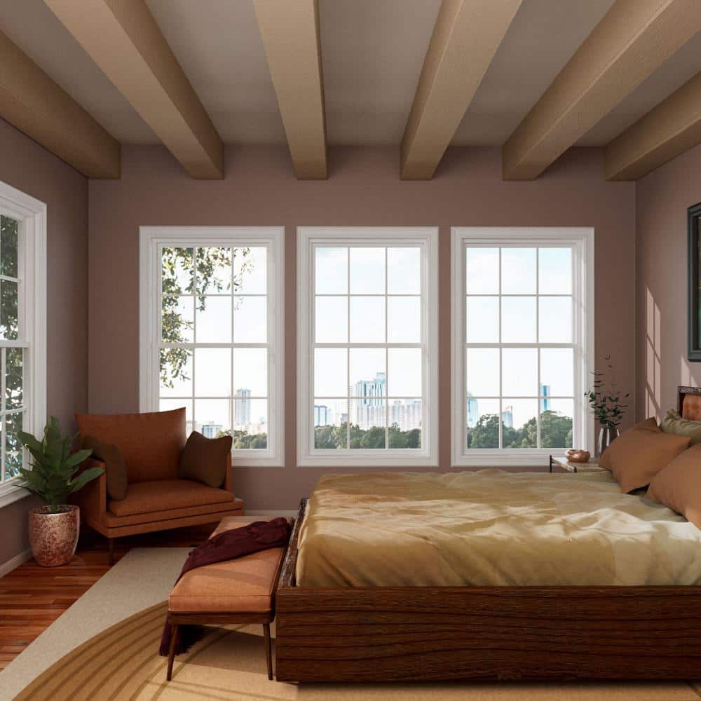 Primed Tan 120" Rustic Faux Wood Ceiling Beam